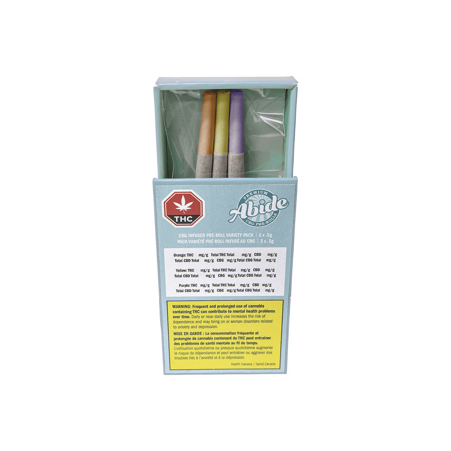 CBG Infused Pre-Rolls Variety Pack PR3X0.5g